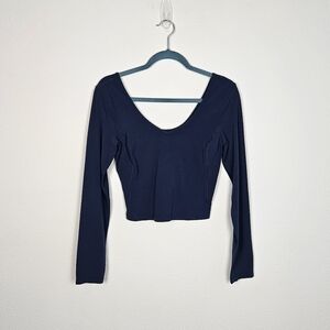 Lululemon Align Long Sleeve Shirt in Mineral Blue Size 6 W3EV7S Nulu